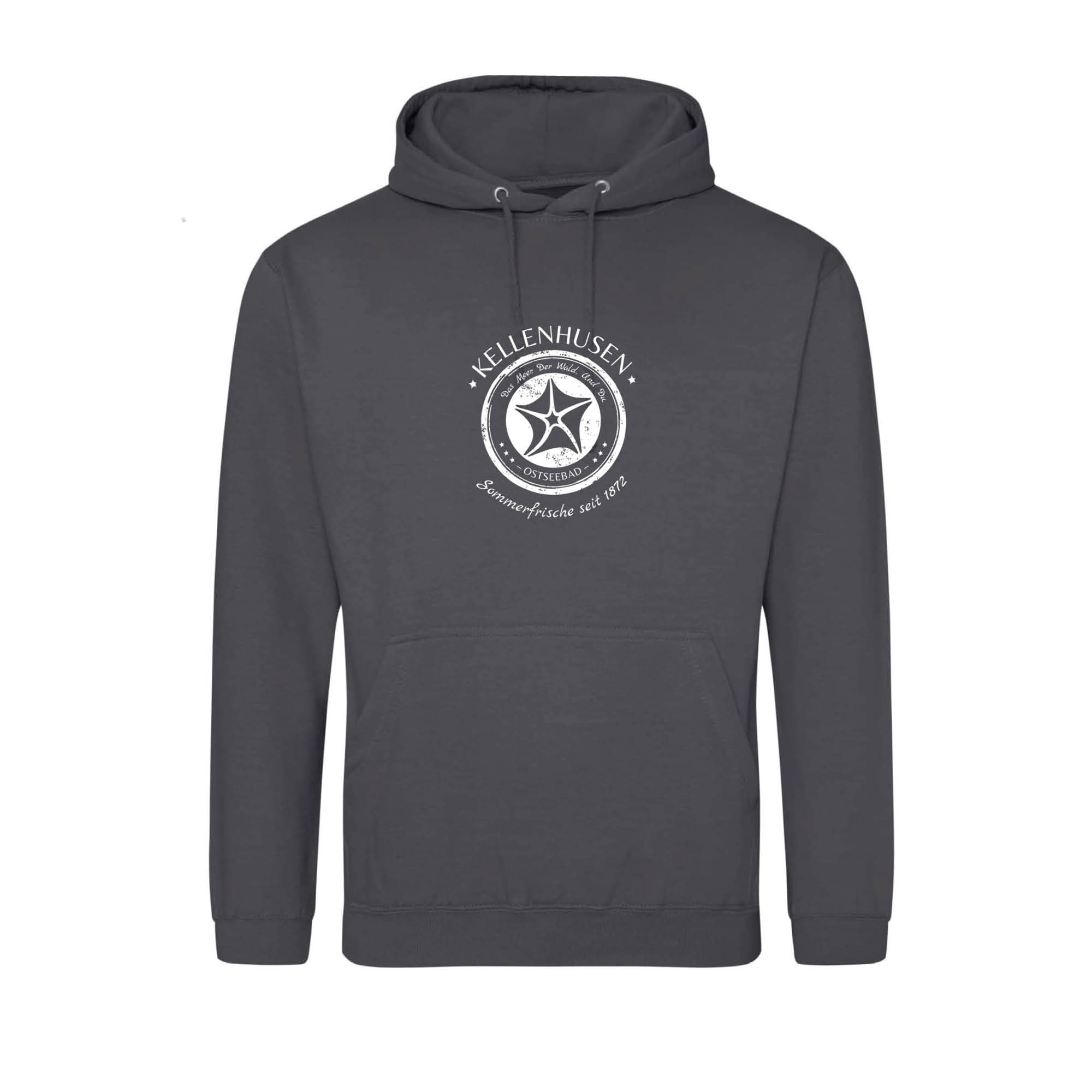 Hoodie unisex "Stempel"- Shark Grey