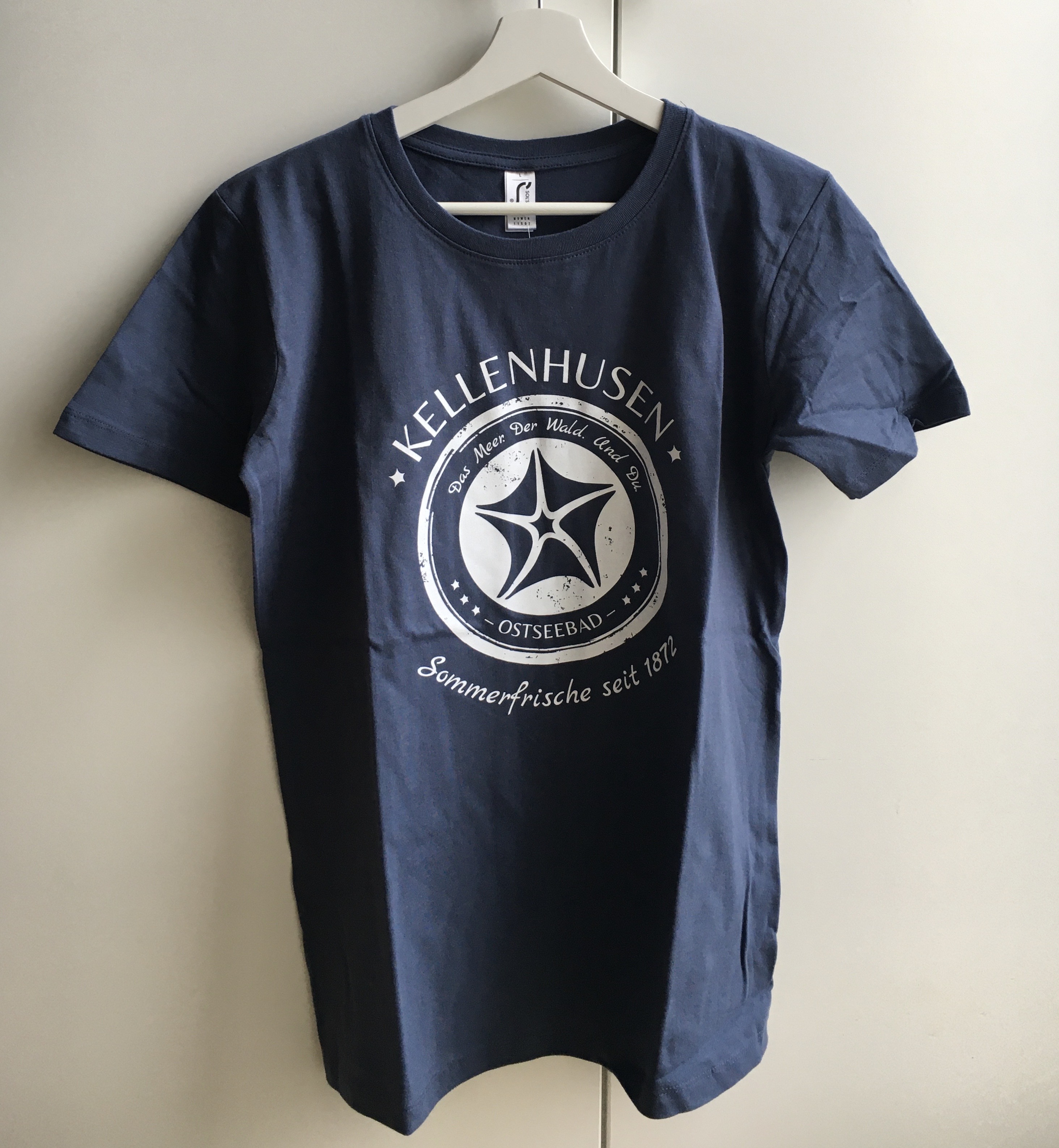 Damen Shirt - Stempel -Dunkelblau 