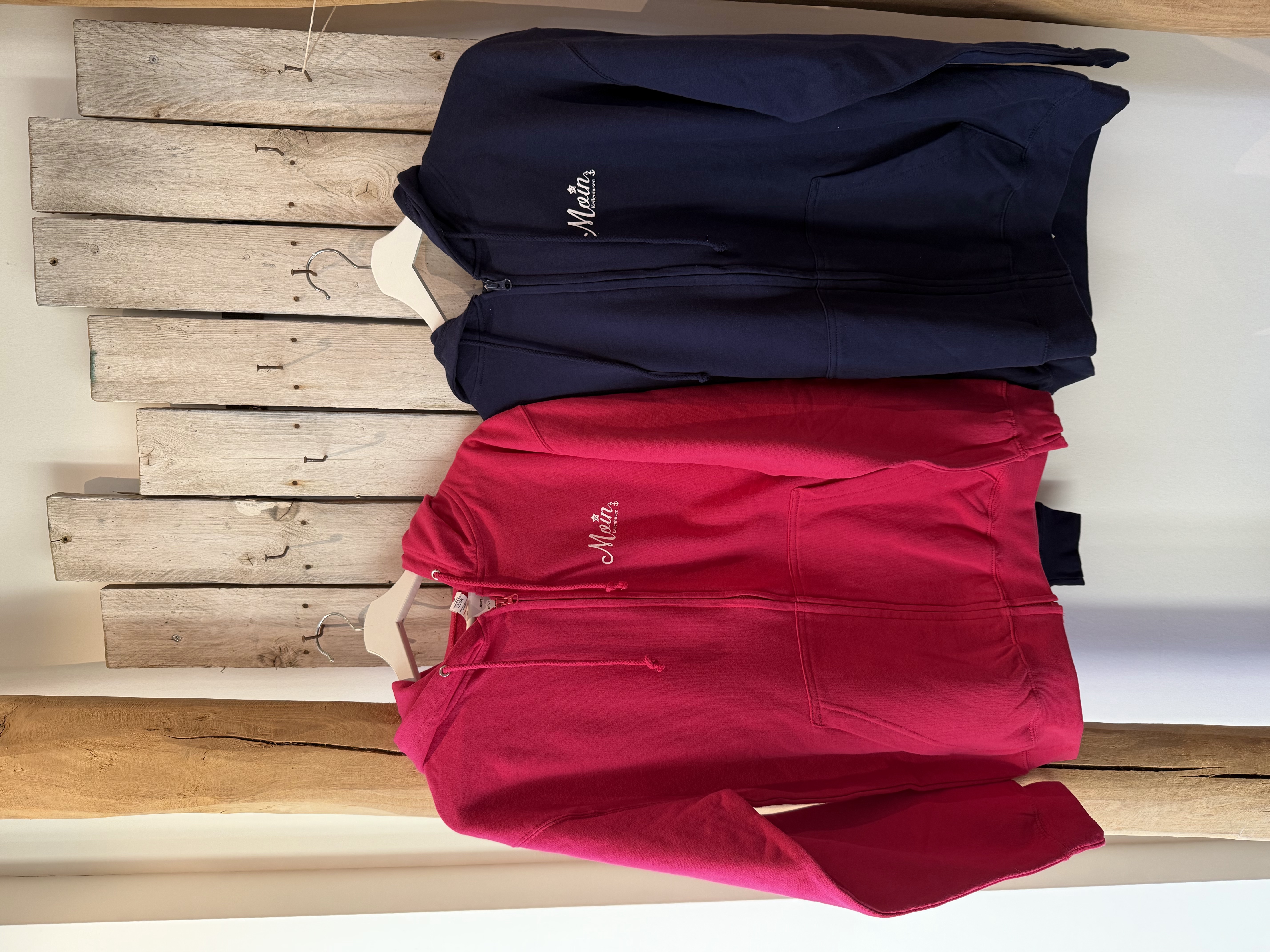 Sweatjacke unisex "Moin" Dunkelblau