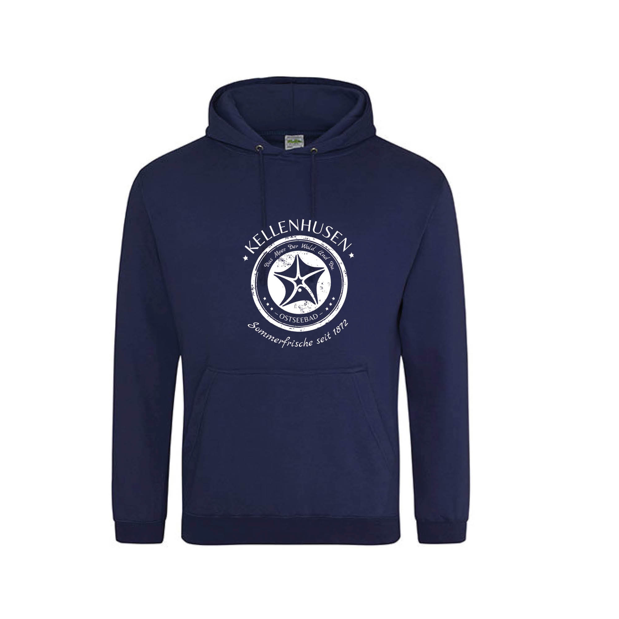Hoodie unisex "Stempel"- navy