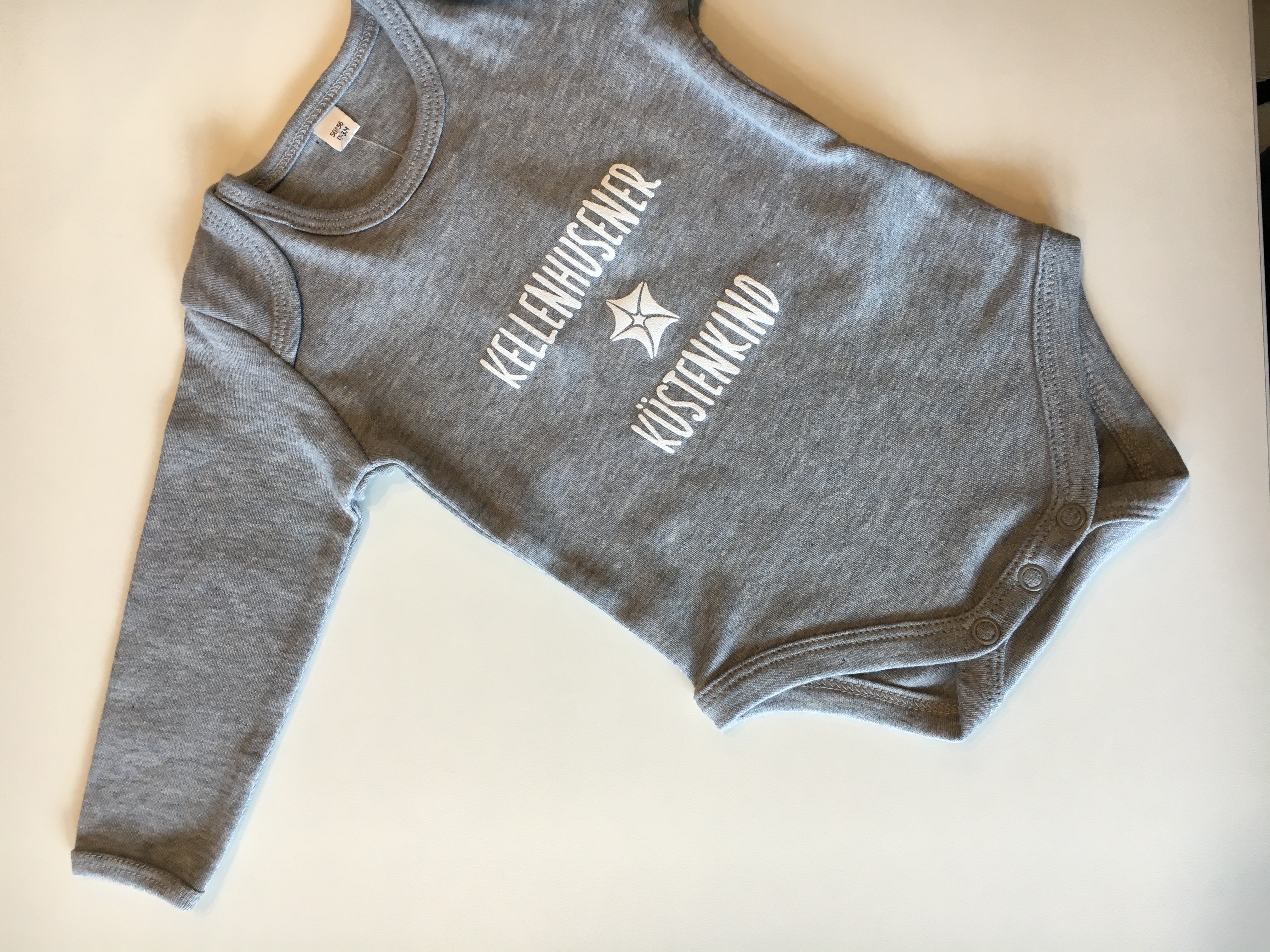 Body Long Sleeve Kellenhusener Küstenkind - grau