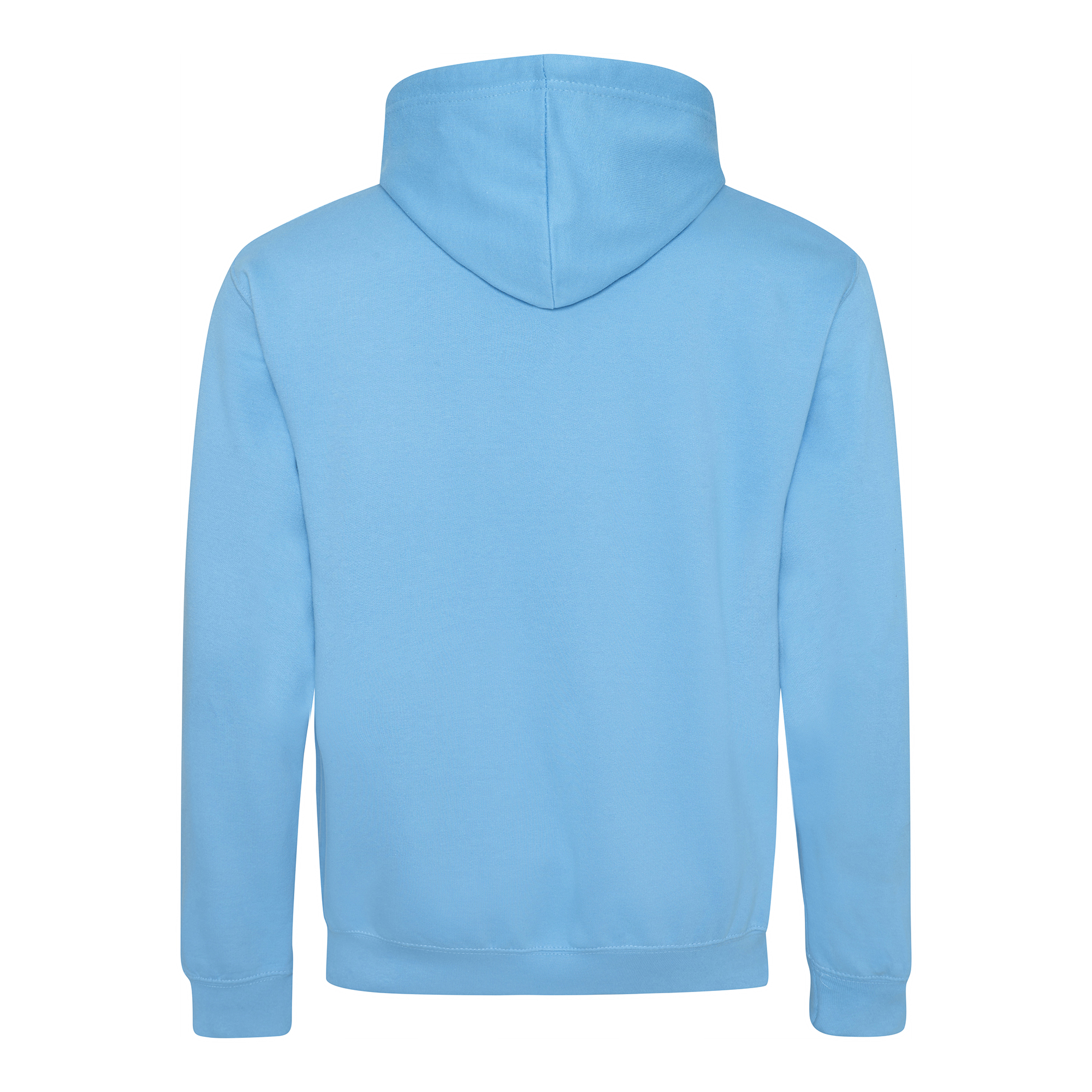 Hoodie-zweifarbig-Hellblau-Iceblau-hinten