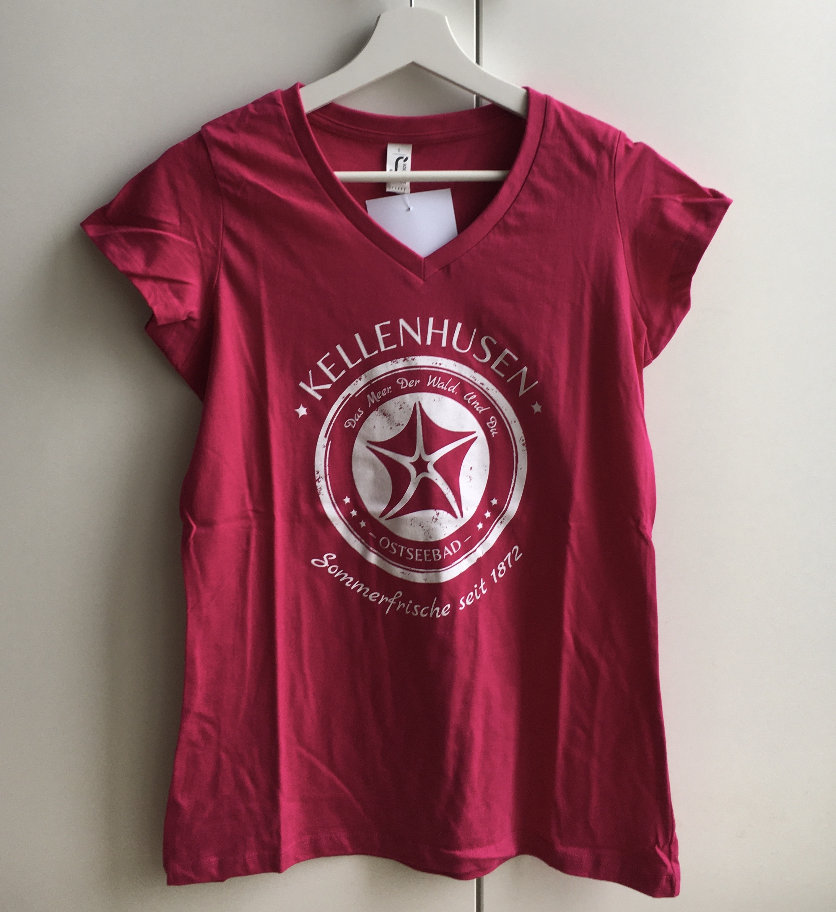 Damen Shirt - Stempel - Pink