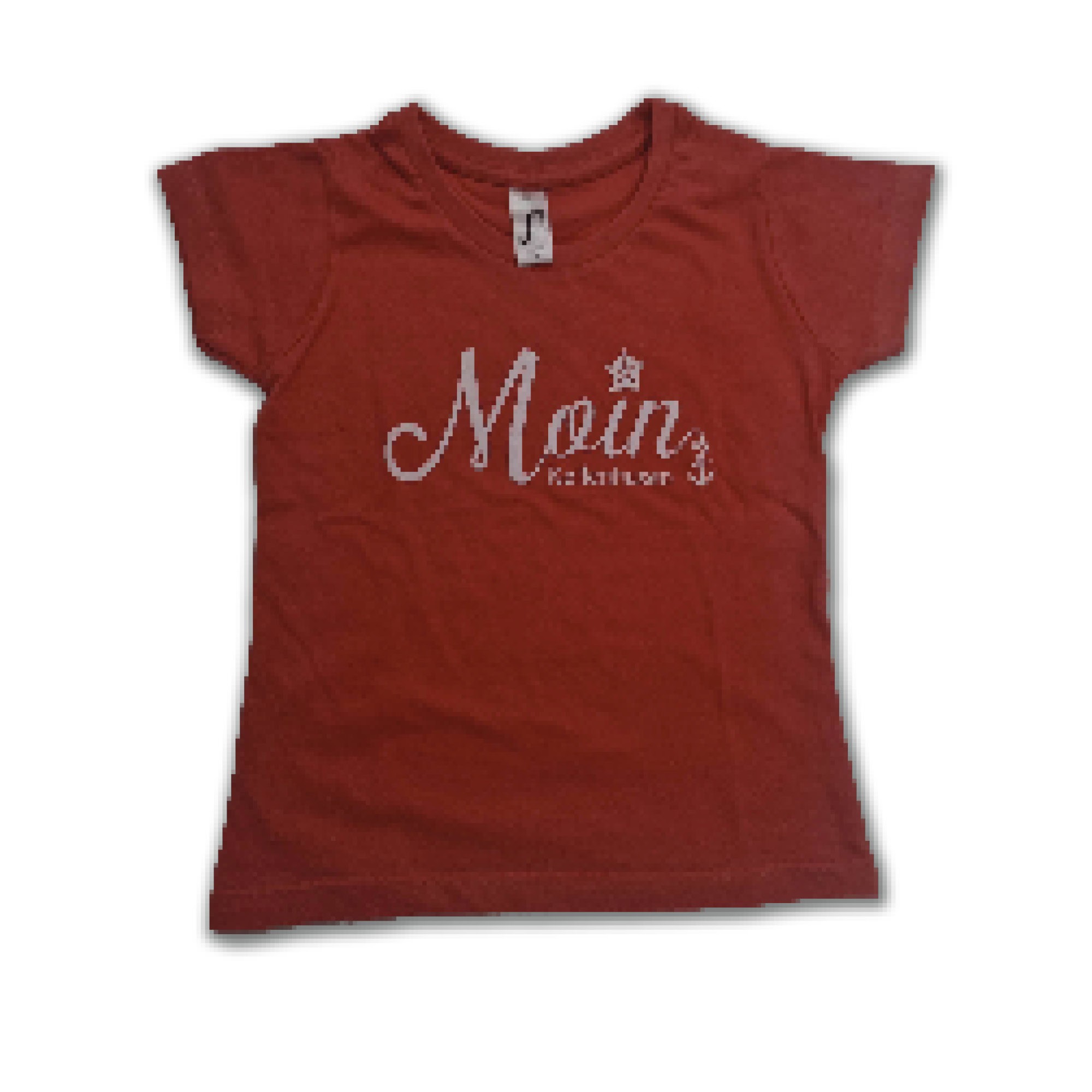 Kinder-Girlie-Shirt "Moin Kellenhusen" koralle