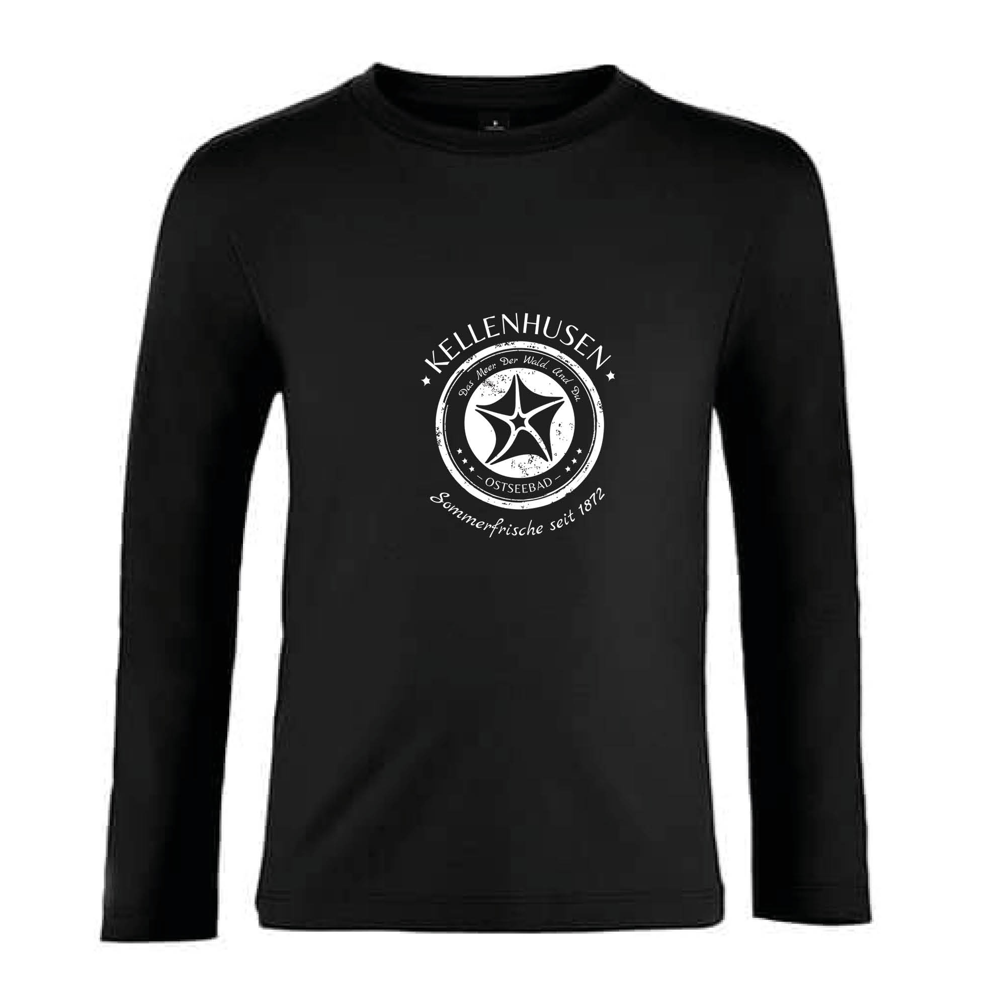 Kinder Long Sleeve Kids - schwarz