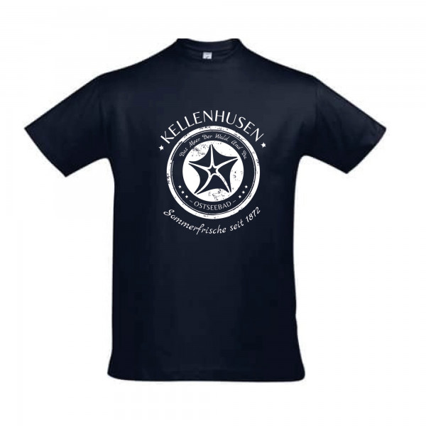 T-Shirt &quot;Sommerfrische&quot; - navy
